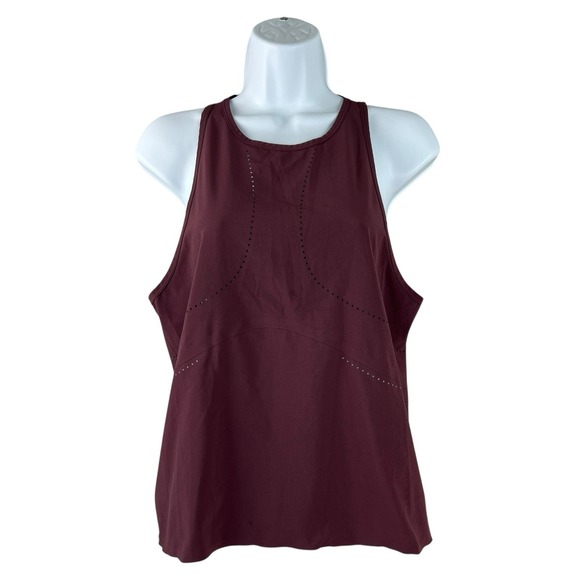 Lululemon Tank Top Womens Size 4 Burgundy Yoga Activewear Workout Athleisure - Picture 1 of 6